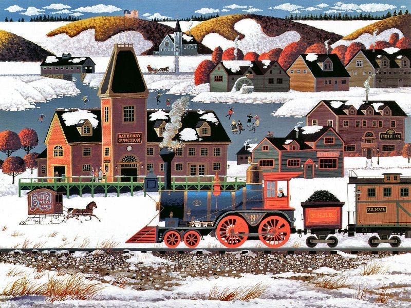 Bayberry Junction - Roseart puzzle collectible [Barcode 072348092009] - Main Image 2