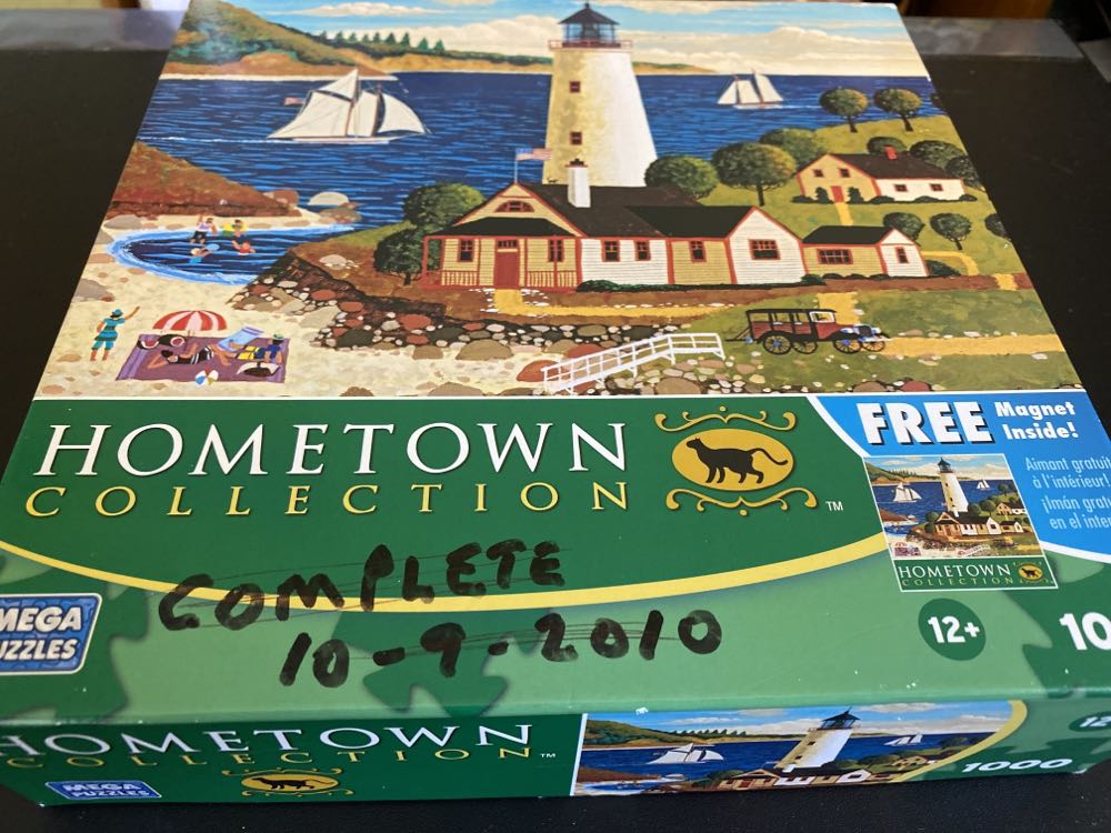 Outing at the Light - Mega Brands puzzle collectible [Barcode 072348092009] - Main Image 2