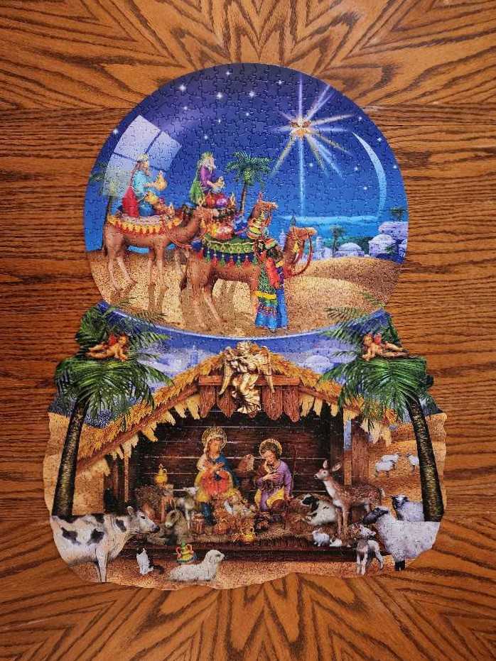 O Star of Bethlehem 3/1 - SunsOut puzzle collectible [Barcode 796780954144] - Main Image 2
