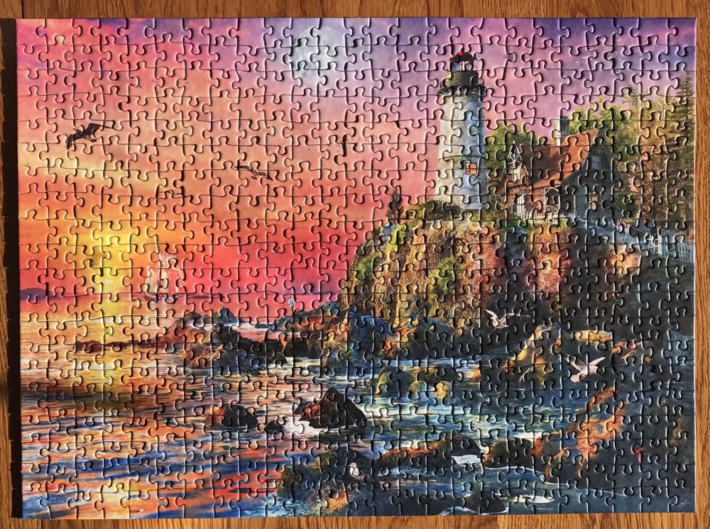 Lighthouse At Sunset - Ravensburger puzzle collectible [Barcode 4005556165810] - Main Image 2