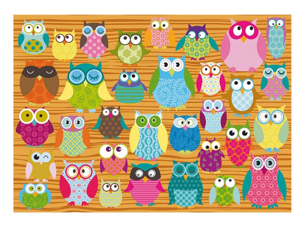 Owl Collage (Eulen-Collage) - Schmidt puzzle collectible - Main Image 2
