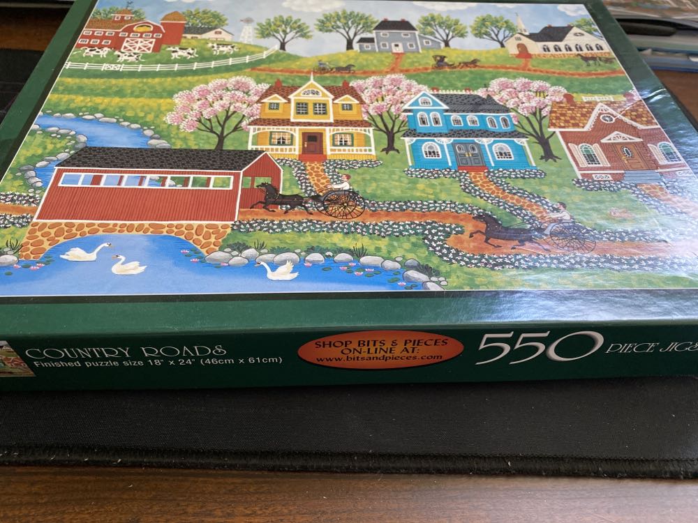Country Roads - Bits & Pieces puzzle collectible [Barcode 704812100858] - Main Image 2