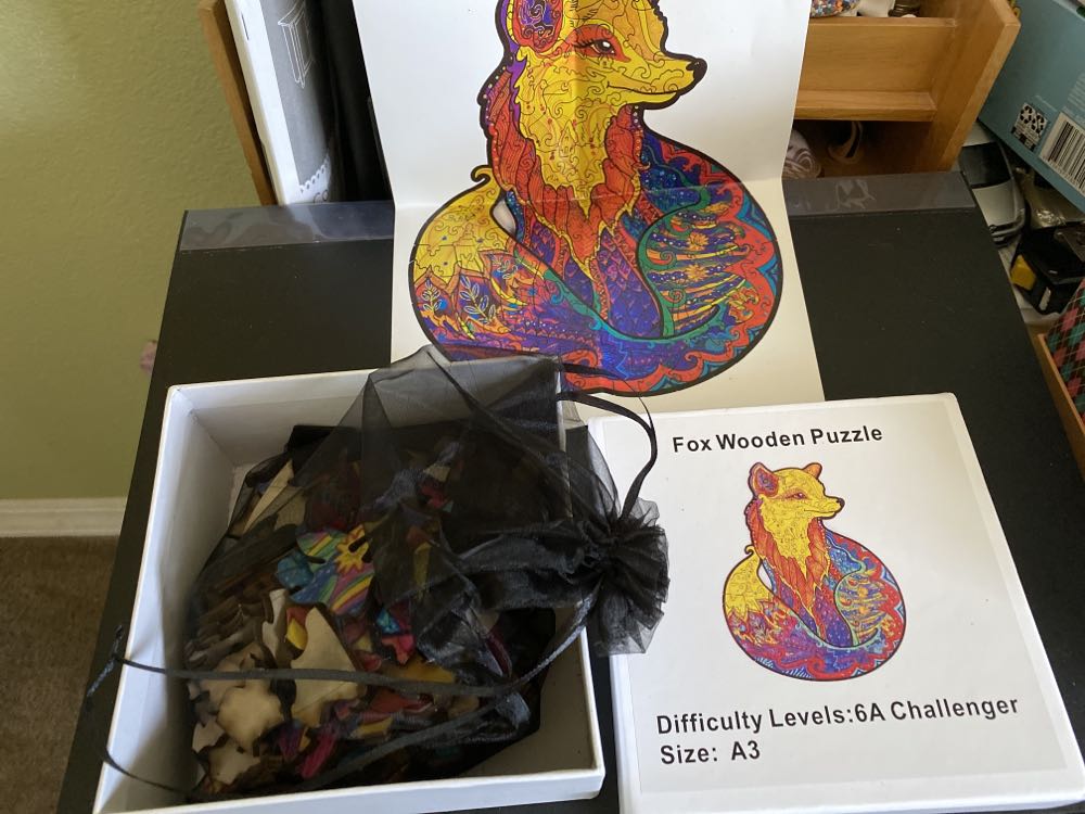 Fox Wooden Puzzle  puzzle collectible - Main Image 2