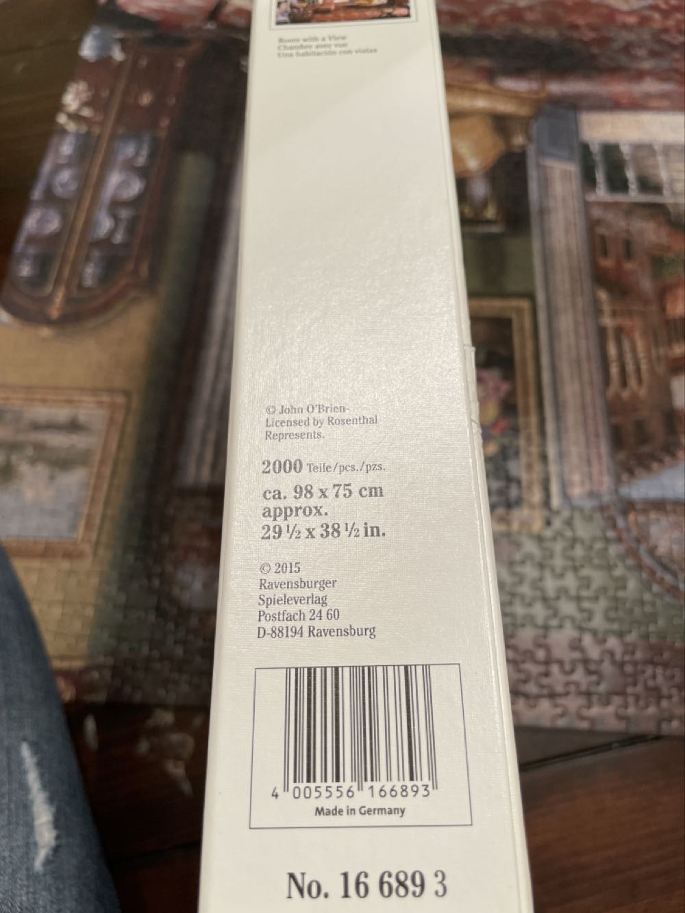 Room With A View - Ravensburger puzzle collectible [Barcode 4005556166893] - Main Image 2