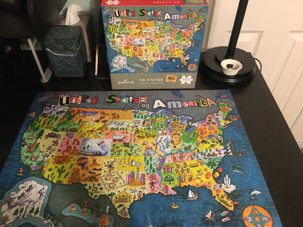 50 States - Hallmark puzzle collectible [Barcode 763795593569] - Main Image 2