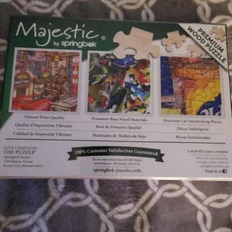 The Man Cave - Springbok puzzle collectible [Barcode 091683600007] - Main Image 2