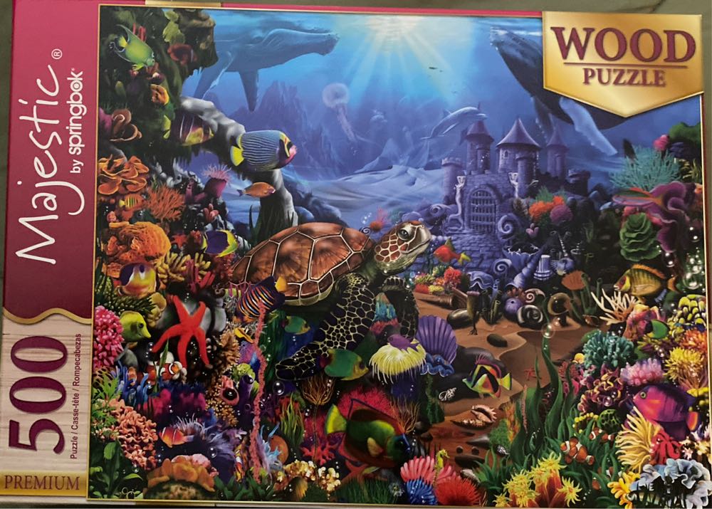 Underseascape  - Springbok puzzle collectible [Barcode 091683600038] - Main Image 2