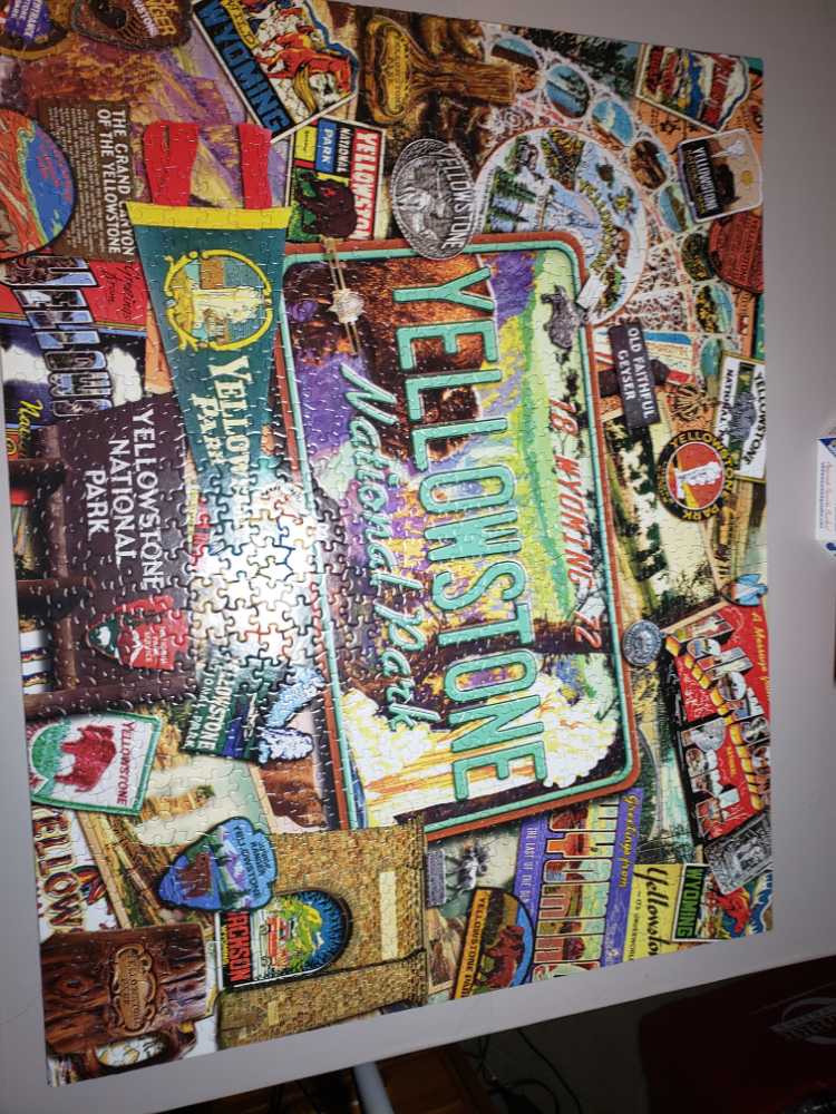 Yellowstone National Park  - Puzzles With Hart 🇺🇸 puzzle collectible [Barcode 704846704671] - Main Image 2