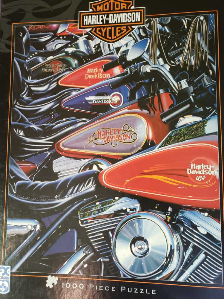 Harley Davidson - Thunder Row - FX Schmid 🇺🇸 puzzle collectible [Barcode 099252781492] - Main Image 1