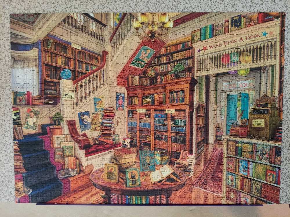 Fantasy Bookshop - Ravensburger puzzle collectible - Main Image 2