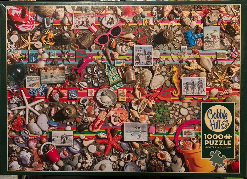 Beach Scene - Cobble Hill puzzle collectible [Barcode 625012800488] - Main Image 2