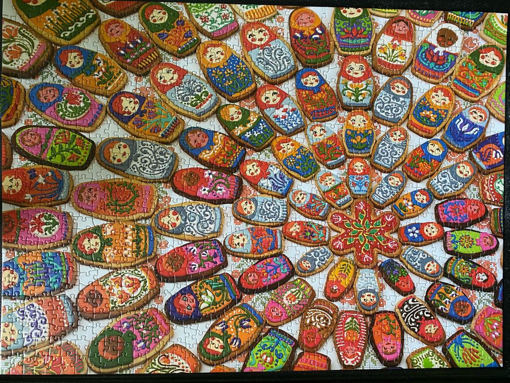 Matryoshka Cookies-SOLD - Cobble Hill puzzle collectible [Barcode 625012802154] - Main Image 2