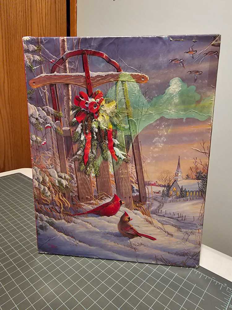 Winter Red Birds - Springbok puzzle collectible [Barcode 091683014422] - Main Image 2