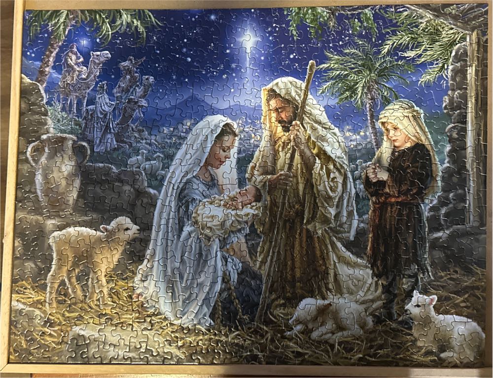 Let Us Adore Him!-TRADED - Springbok puzzle collectible [Barcode 091683015863] - Main Image 2