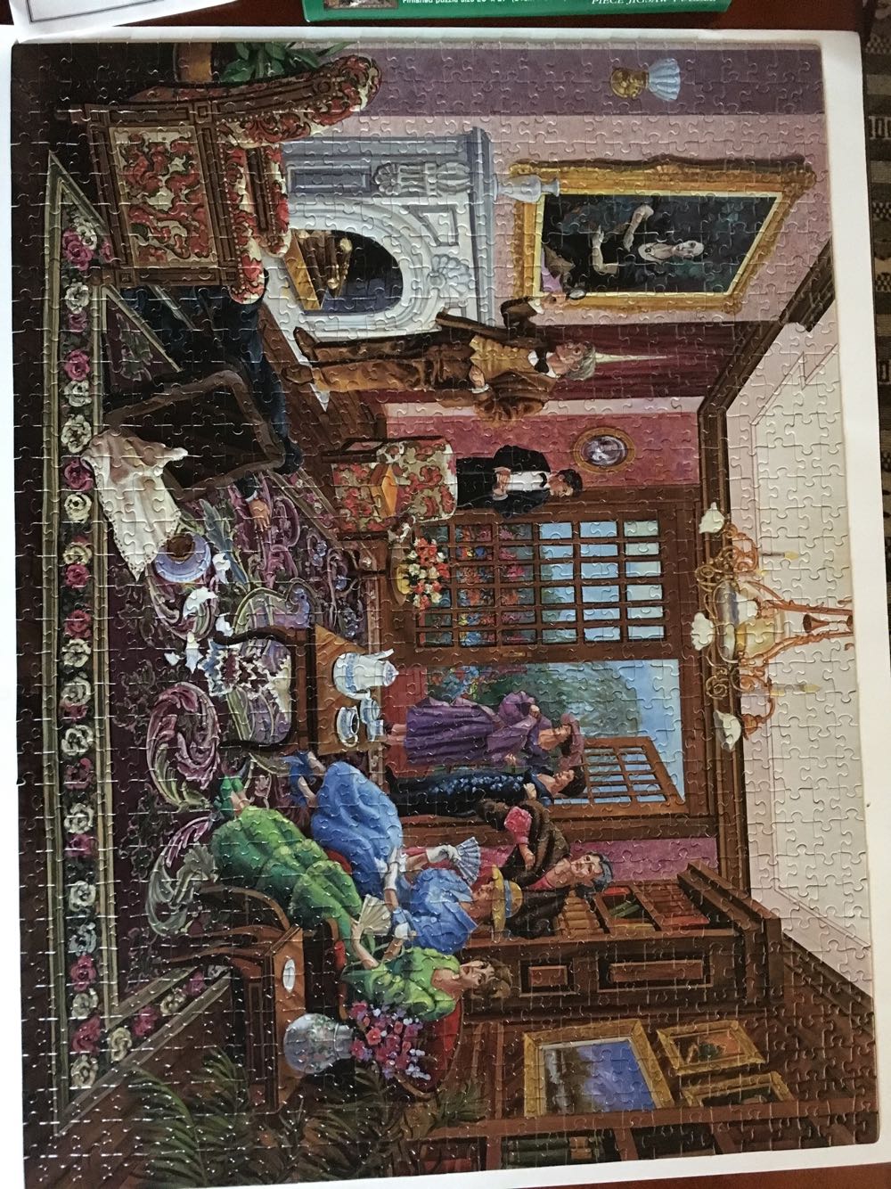 Mystery Puzzle: Murder At Bedford Manor - Bits And Pieces puzzle collectible [Barcode 704812412081] - Main Image 2