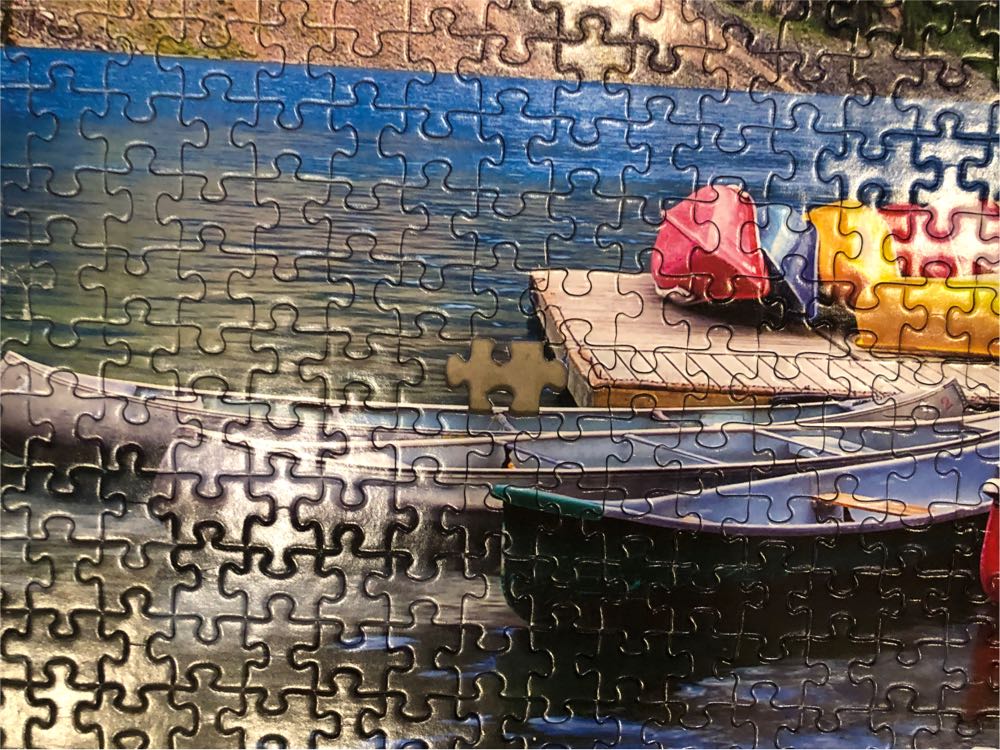 Canoes on the Lake (UV) Cheryl - Eurographics puzzle collectible [Barcode 628136606936] - Main Image 3