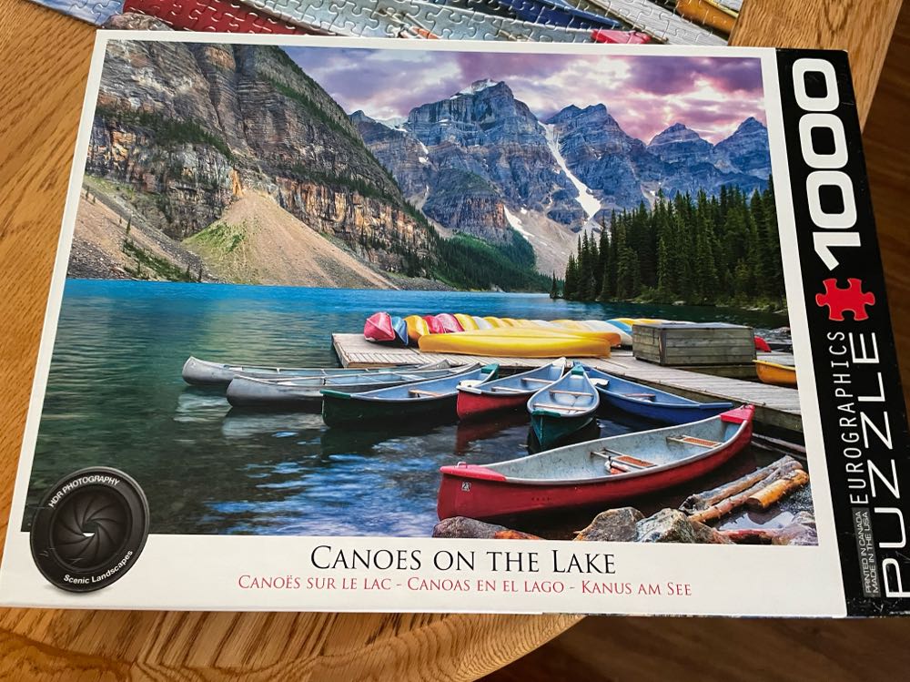 Canoes on the Lake (UV) Cheryl - Eurographics puzzle collectible [Barcode 628136606936] - Main Image 4
