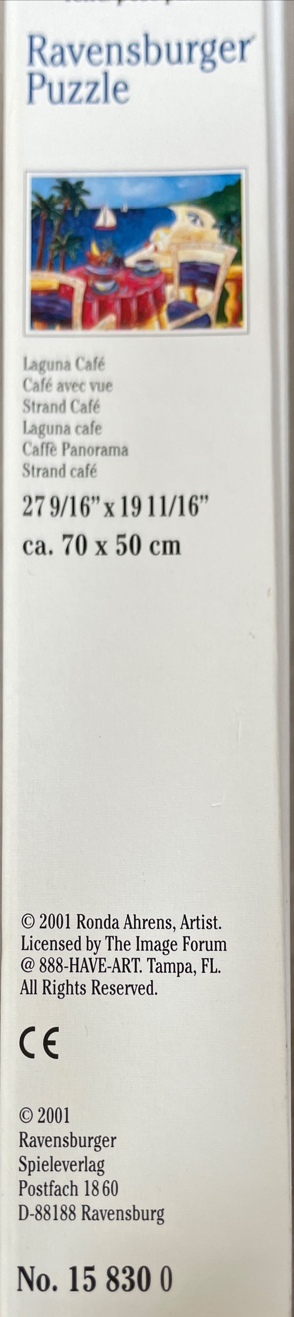 *Laguna Café C - Ravensburger puzzle collectible [Barcode 4005556158300] - Main Image 2