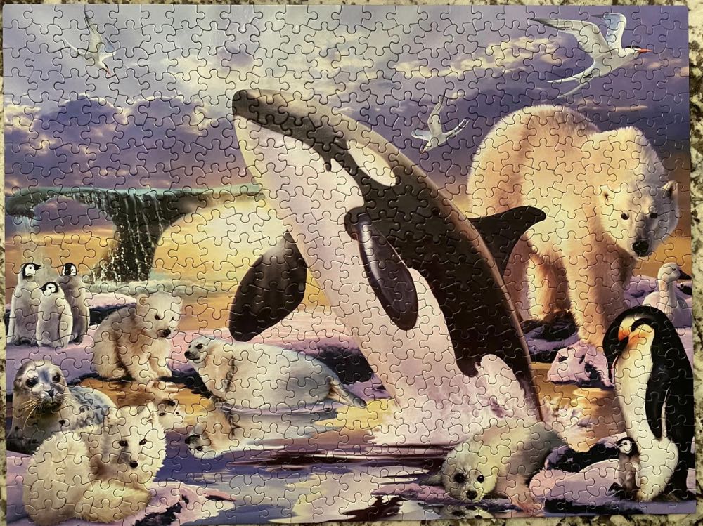 ZZ - Polar Kingdom (SOLD) - White Mountain Puzzles puzzle collectible [Barcode 724819249688] - Main Image 2