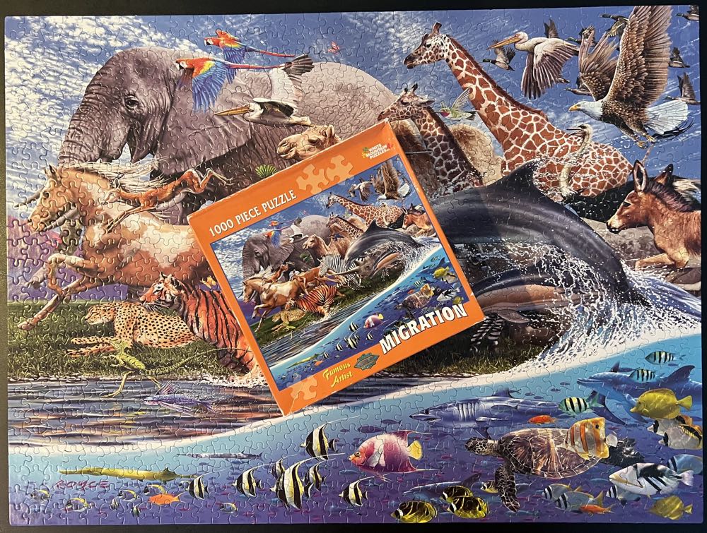 Migration-Beth - White Mountain puzzle collectible [Barcode 724819249893] - Main Image 4