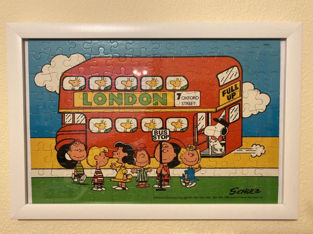 Peanuts London Bus - Milton Bradley Company puzzle collectible - Main Image 3