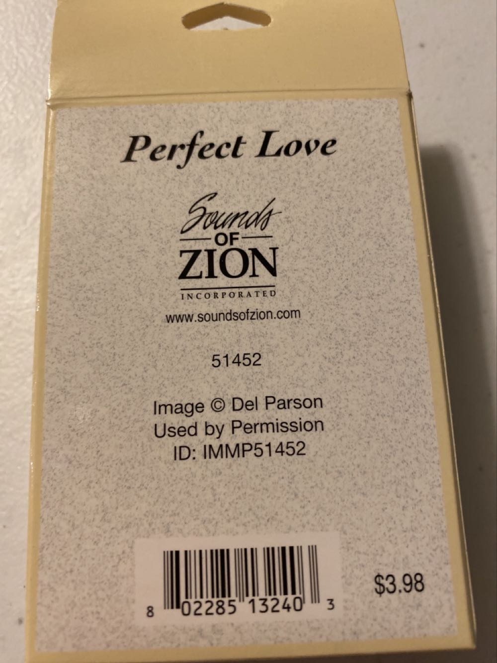 Perfect Love - Sounds Of Zion Inc. puzzle collectible [Barcode 802285132403] - Main Image 2