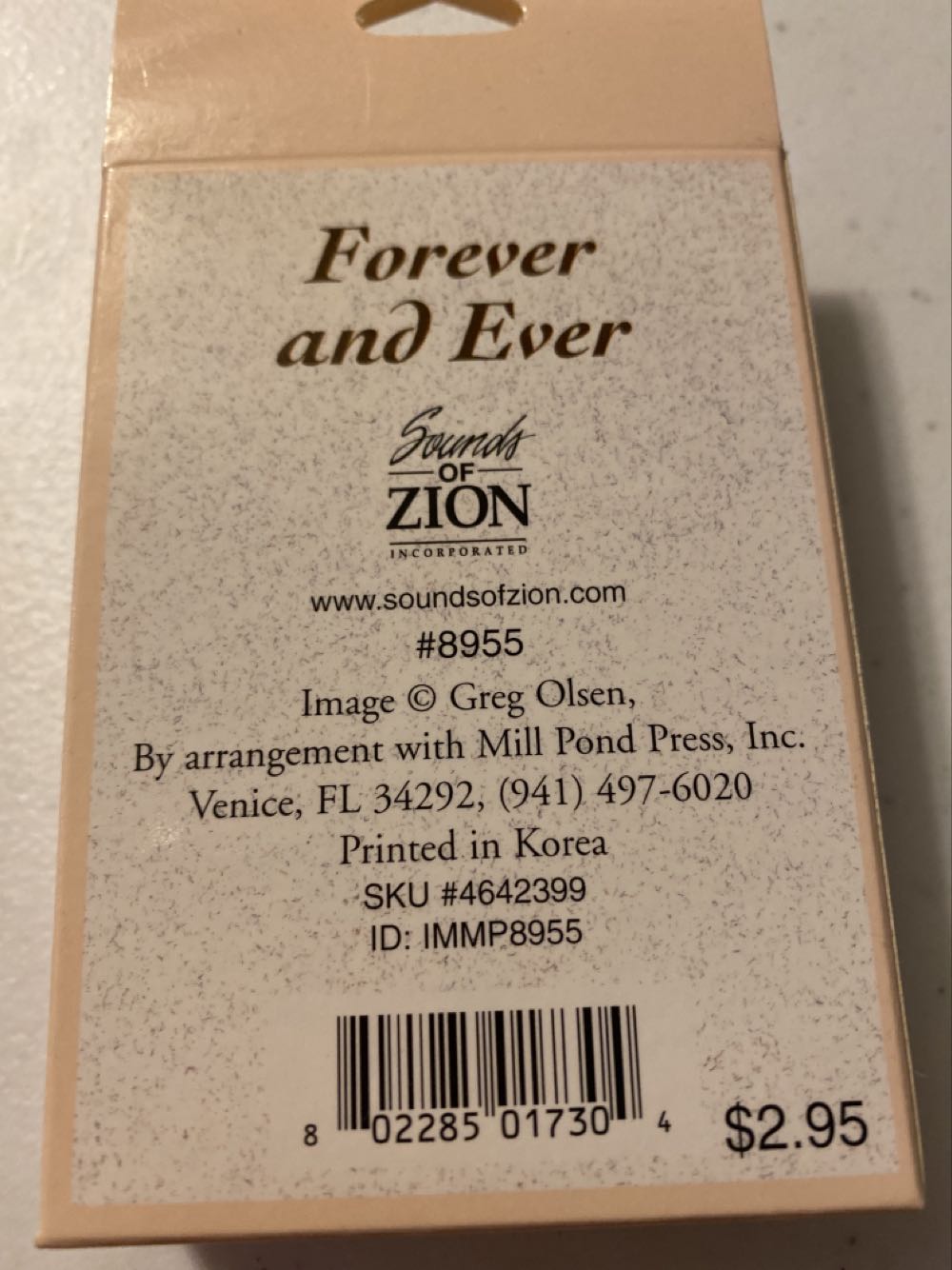Forever and Ever - Sounds Of Zion Inc. puzzle collectible [Barcode 802285017304] - Main Image 2