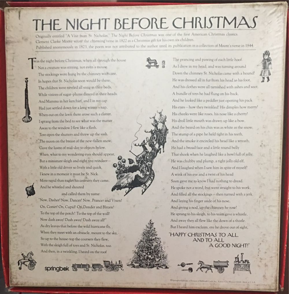 The Night Before Christmas - Springbok puzzle collectible - Main Image 2