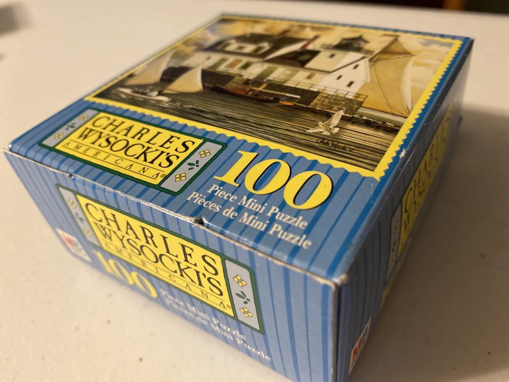 Rockland Breakwater Light - Milton Bradley Puzzles puzzle collectible [Barcode 076930493373] - Main Image 3