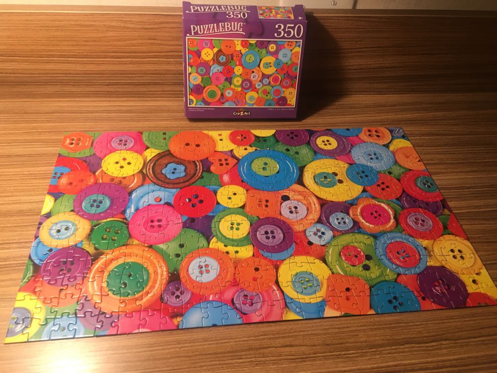 Different Sized Colorful Buttons - CraZArt puzzle collectible - Main Image 2