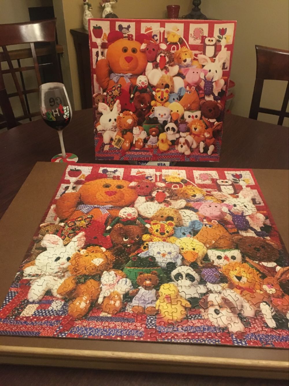 Cuddly Companions  - Springbok (Vintage) puzzle collectible - Main Image 2