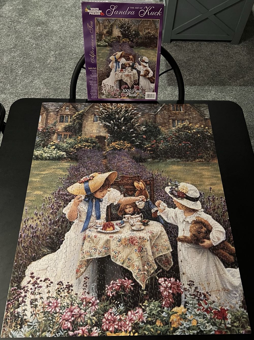 Afternoon Tea - White Mountain Puzzles puzzle collectible [Barcode 724819248025] - Main Image 3