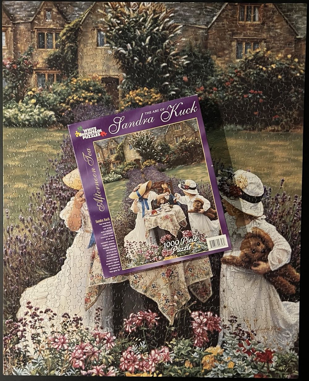 Afternoon Tea - White Mountain Puzzles puzzle collectible [Barcode 724819248025] - Main Image 4