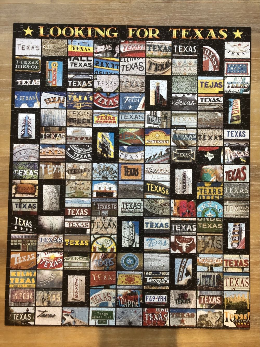 Looking for Texas - White Mountain puzzle collectible [Barcode 724819248292] - Main Image 2