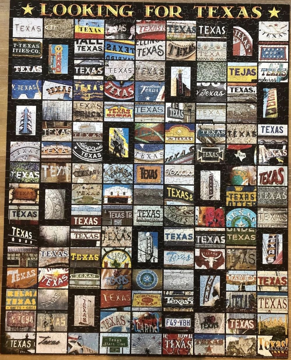 Looking for Texas - White Mountain puzzle collectible [Barcode 724819248292] - Main Image 3