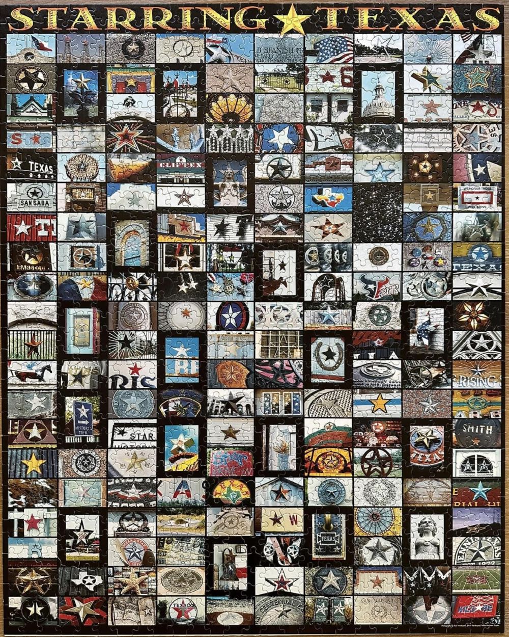 Starring Texas - White Mountain puzzle collectible [Barcode 724819249220] - Main Image 3