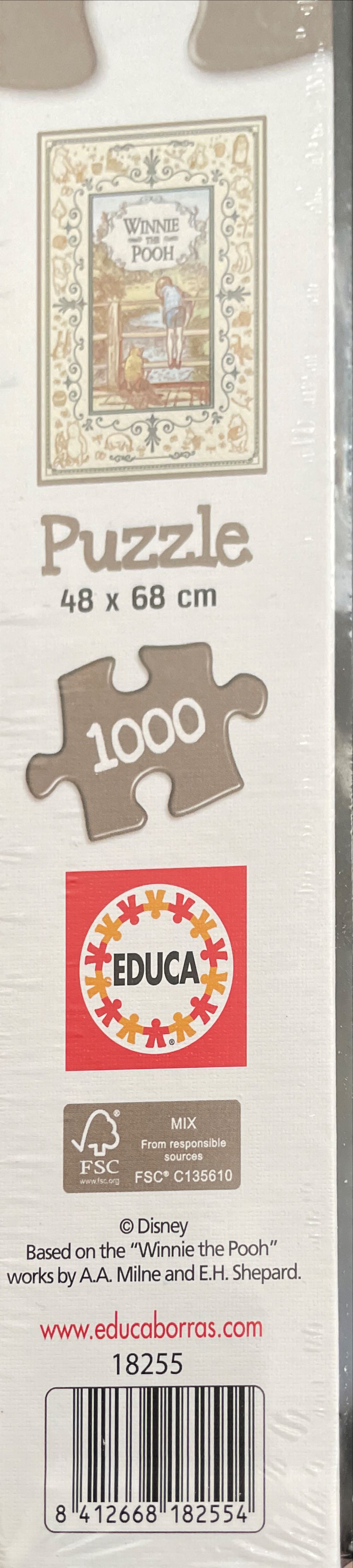 Winnie The Pooh - for Stephanie M  - Educa puzzle collectible [Barcode 8412668182554] - Main Image 2