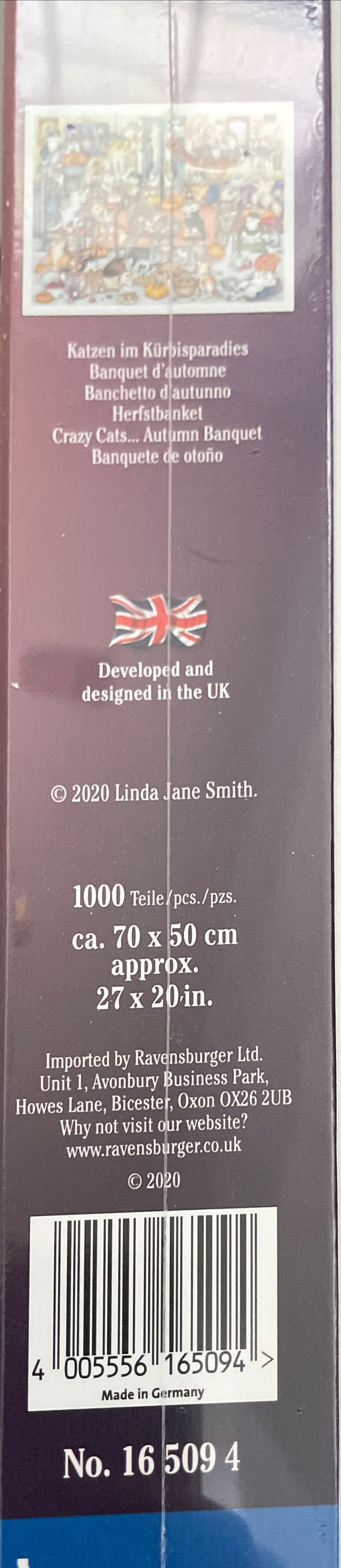 Crazy Cats...Autumn Banquet - Ravensburger puzzle collectible [Barcode 4005556165094] - Main Image 2