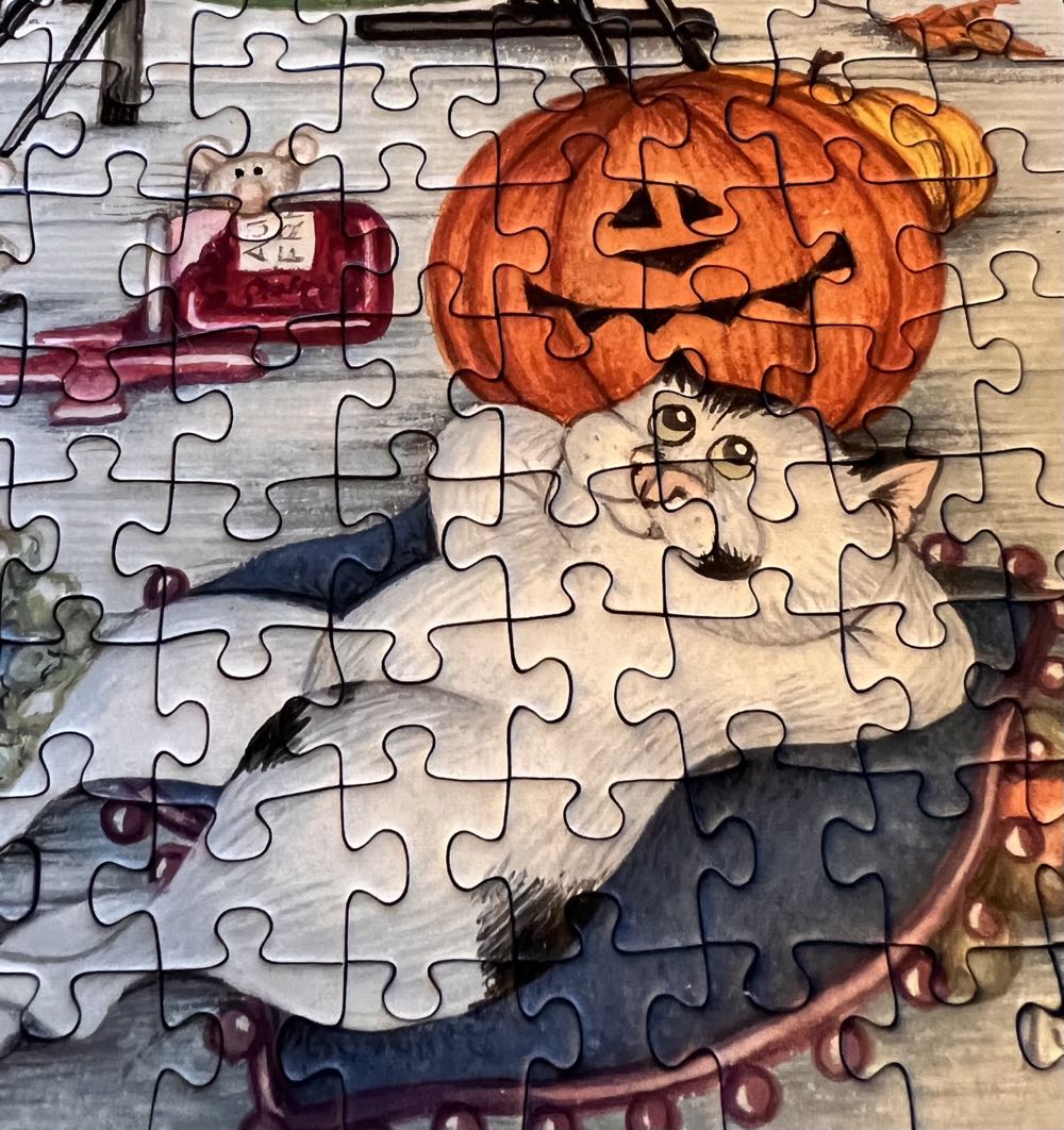 Crazy Cats...Autumn Banquet - Ravensburger puzzle collectible [Barcode 4005556165094] - Main Image 3