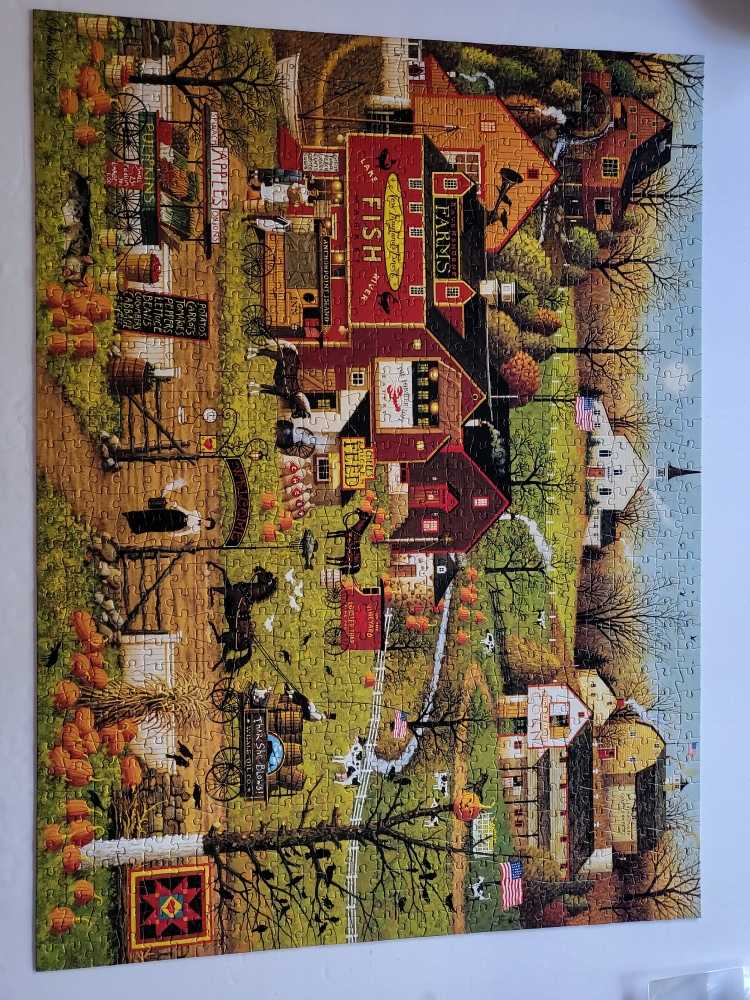 CW-Blackbirds Roost At Mill Creek  - Buffalo puzzle collectible [Barcode 079346114498] - Main Image 2