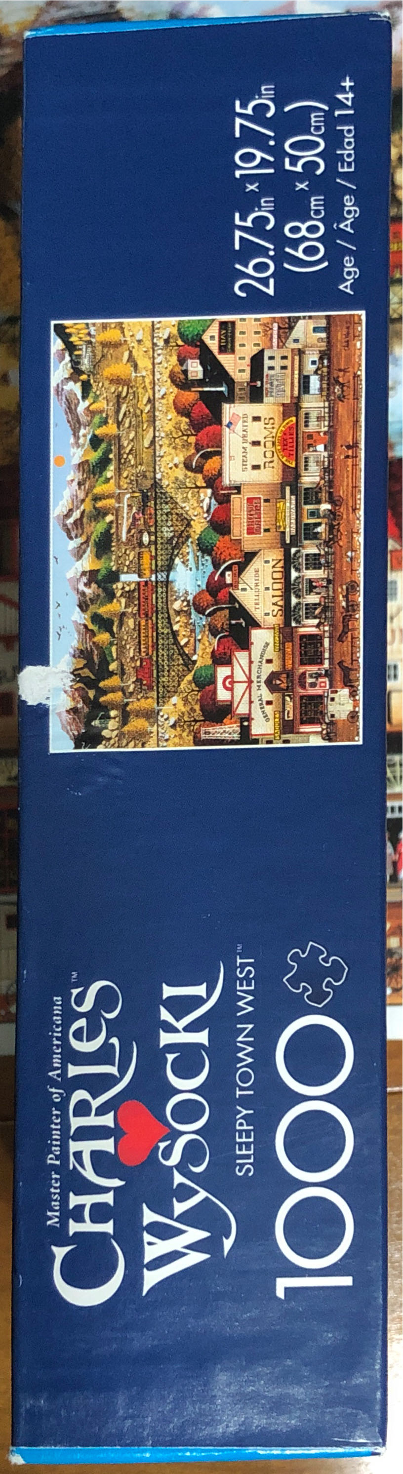 Sleepy Town West - Buffalo puzzle collectible [Barcode 079346114368] - Main Image 4