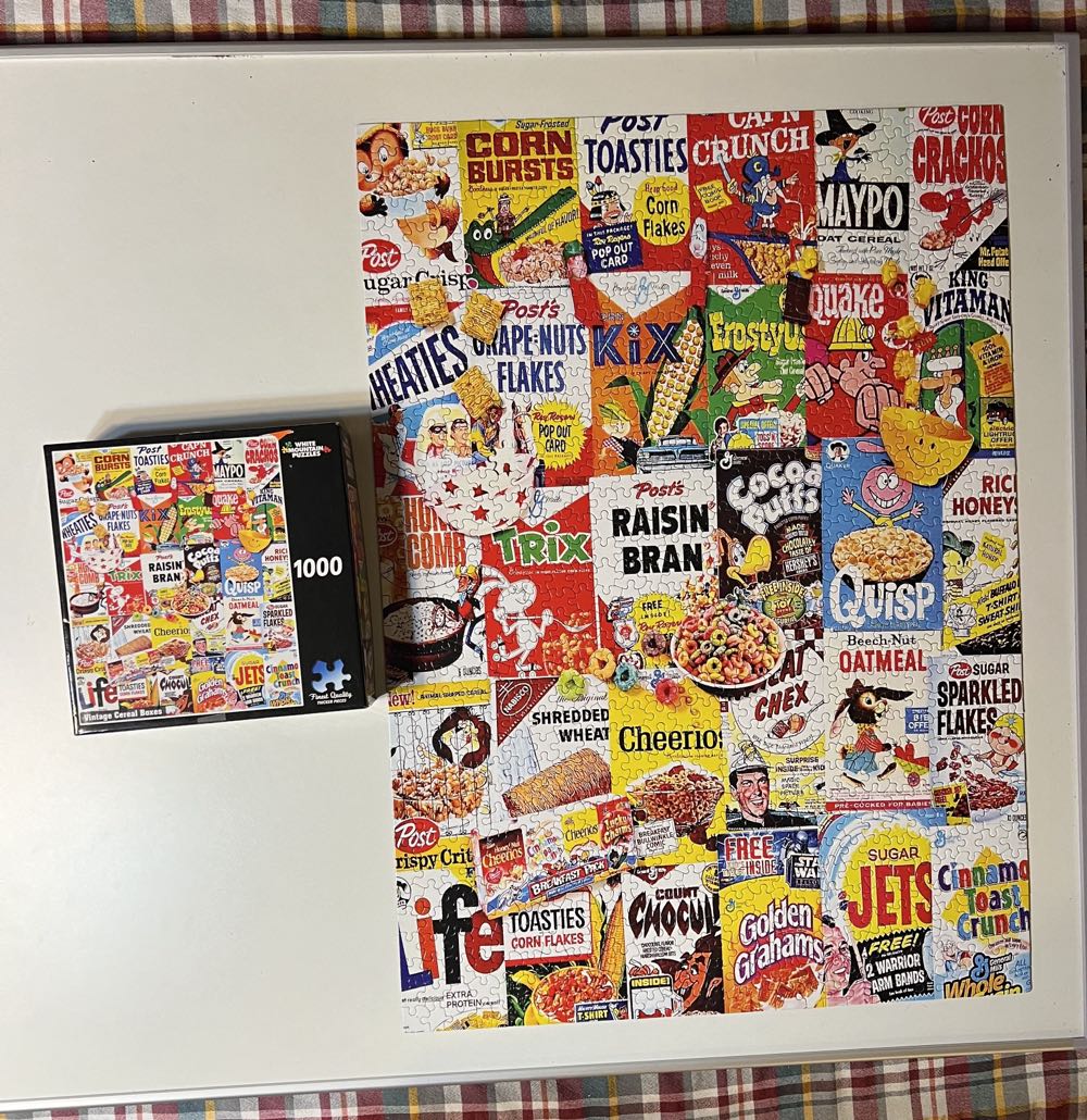 Z - Vintage Cereal Boxes (Donated) - White Mountain 🇺🇸 puzzle collectible [Barcode 724819256358] - Main Image 2