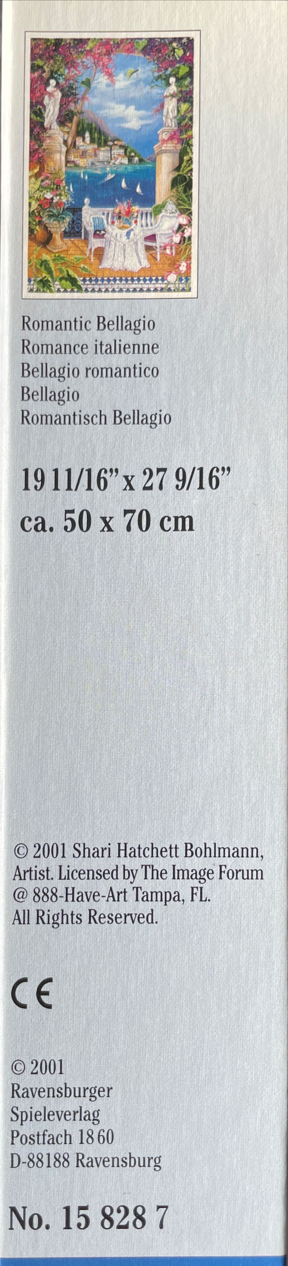 Romantic Bellagio * Keeper* - Ravensburger puzzle collectible [Barcode 4005556158287] - Main Image 2