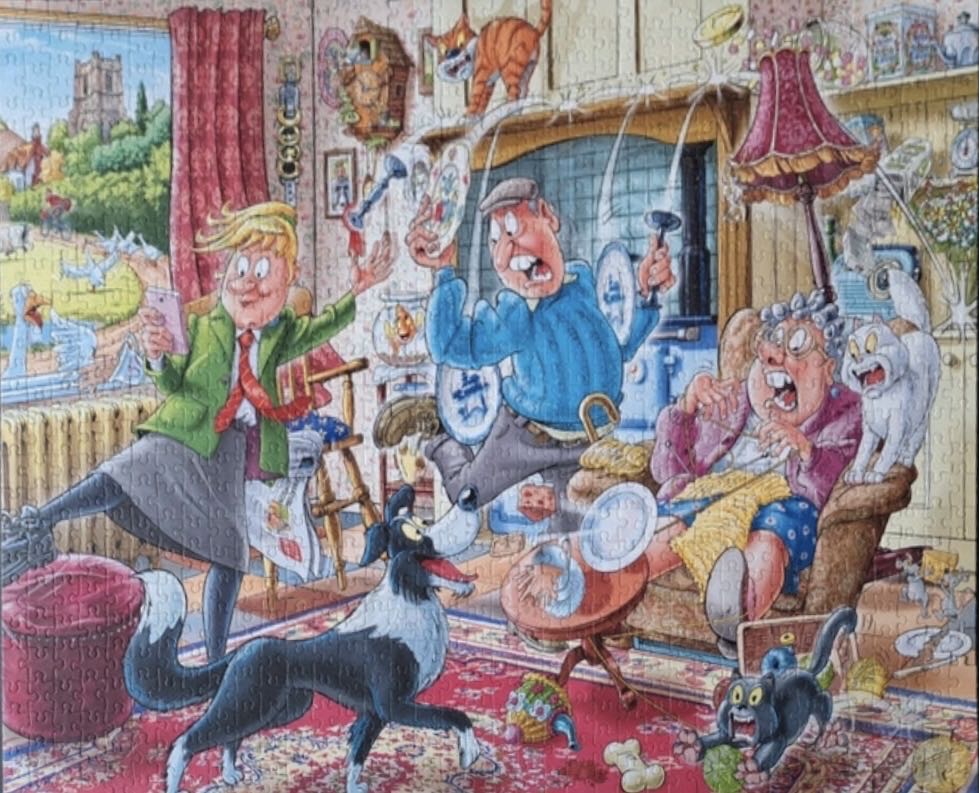 Catching A Break! #17 - Wasgij Mystery puzzle collectible [Barcode 8710126191750] - Main Image 3