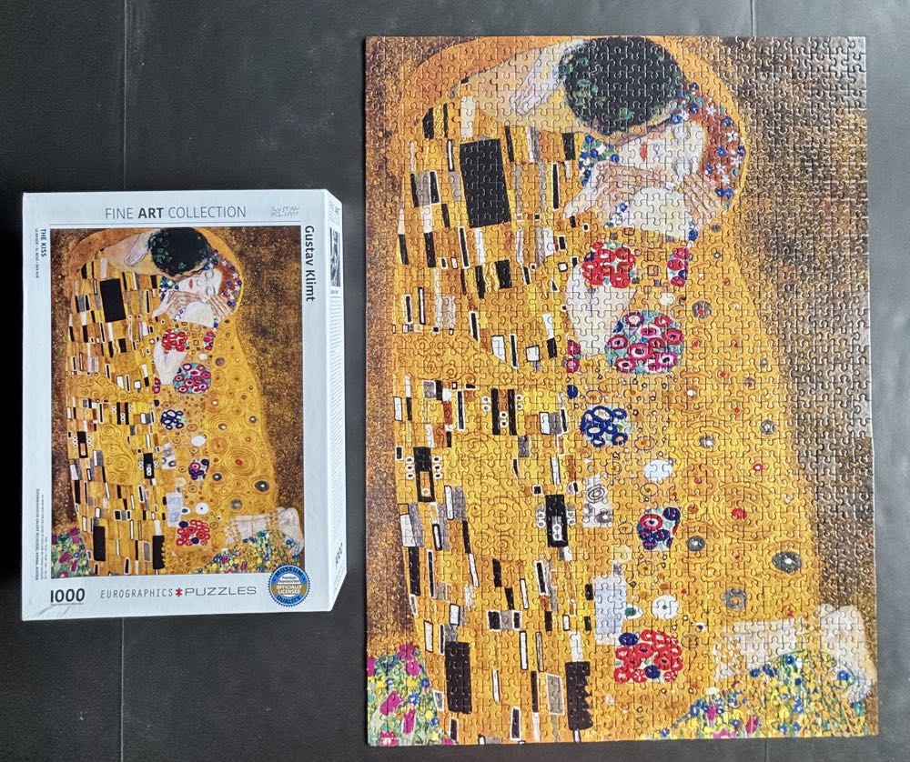 The Kiss - Eurographics puzzle collectible [Barcode 628136643658] - Main Image 2
