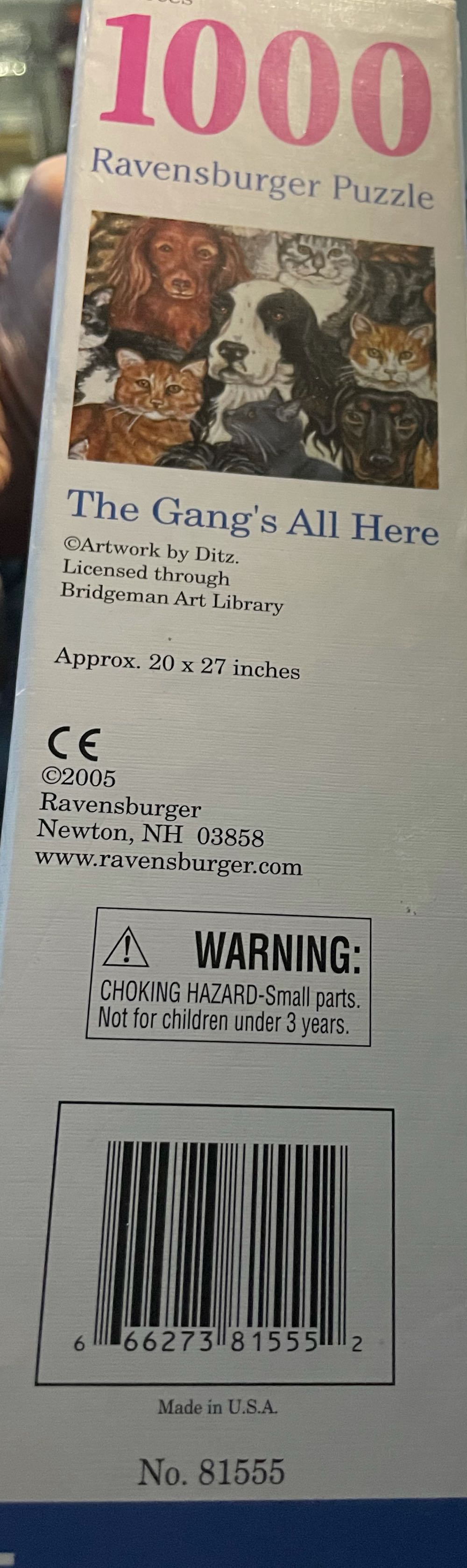 The Gang’s  All Here - Ravensburger puzzle collectible [Barcode 666273815552] - Main Image 2