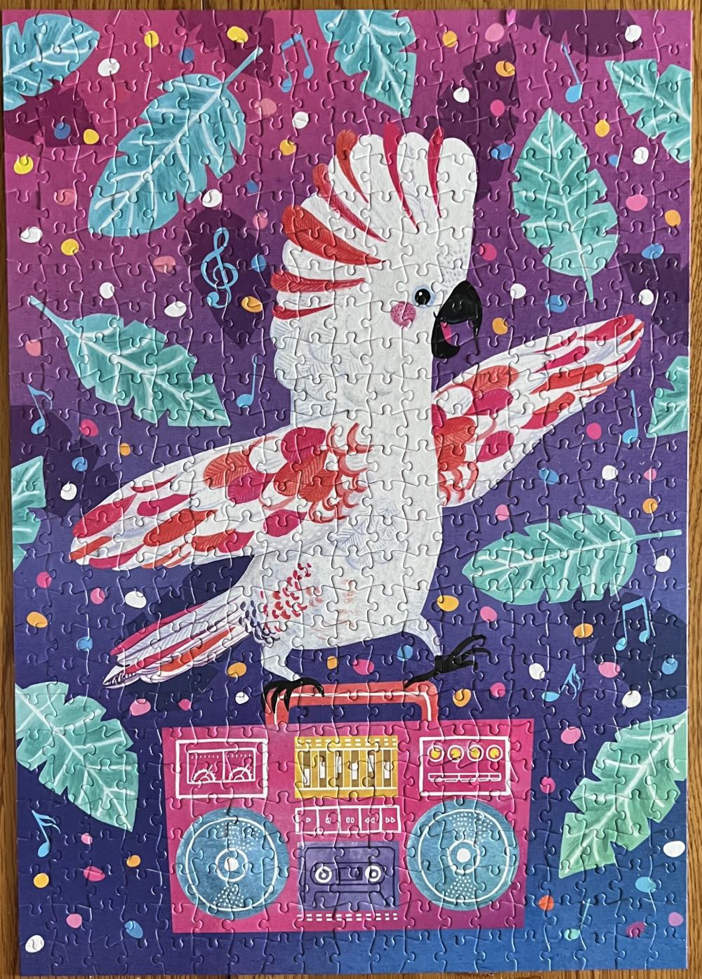 Party Parrot 🧩 - Buffalo Games puzzle collectible [Barcode 079346031252] - Main Image 2