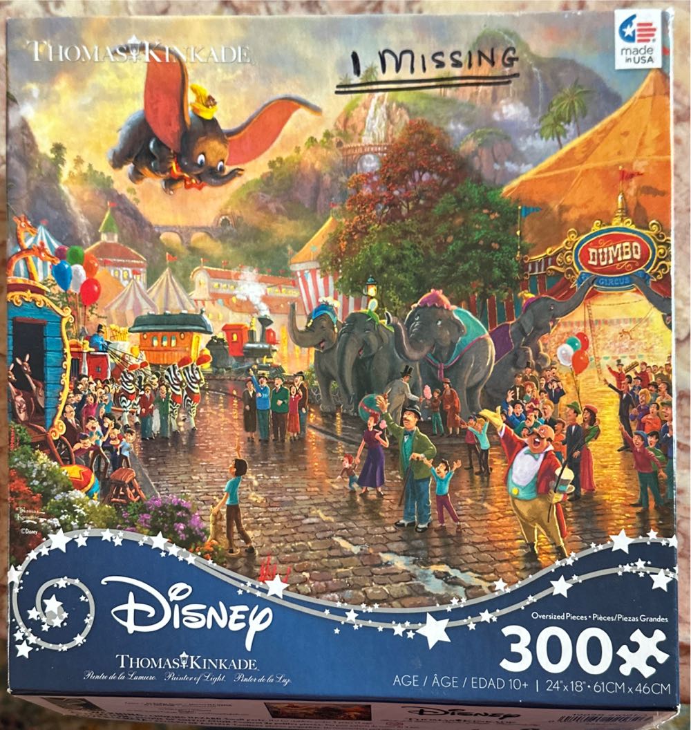 Dumbo - Ceaco puzzle collectible [Barcode 021081221726] - Main Image 2