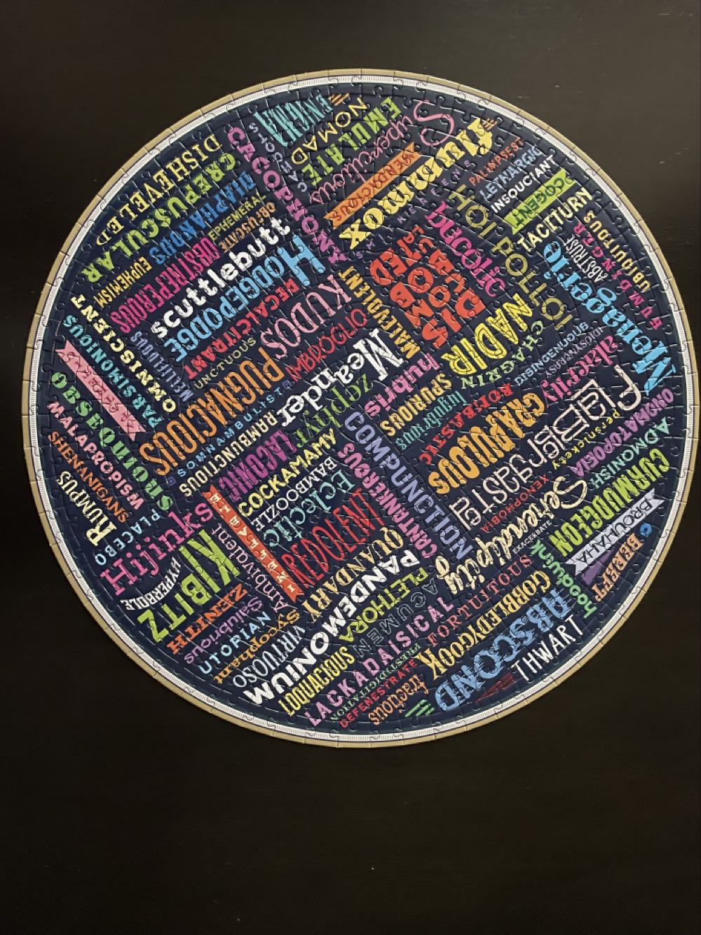 100 Great Words  - Eeboo puzzle collectible [Barcode 689196508431] - Main Image 3