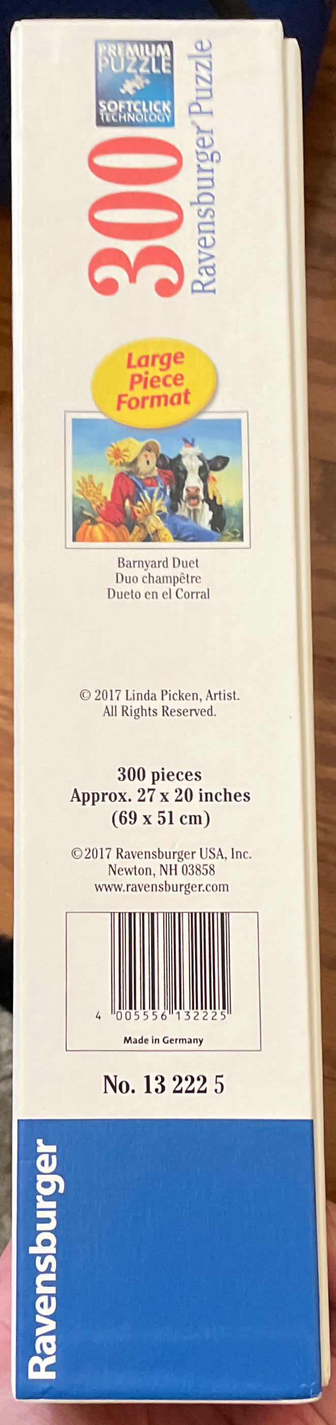 Barnyard Duet - Ravensburger puzzle collectible [Barcode 4005556132225] - Main Image 2